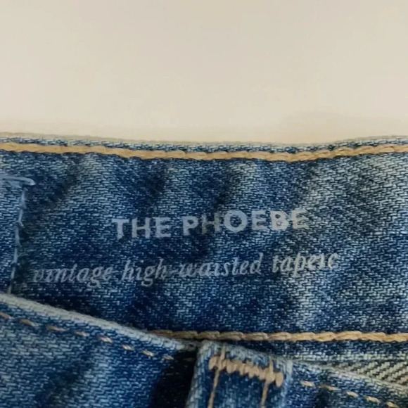 AG Adriano Goldschmied The Phoebe high rise straight leg jeans women’s size 23 - Picture 5 of 16